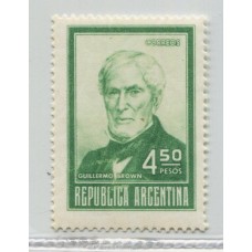 ARGENTINA 1974 GJ 1697A ESTAMPILLA NUEVA MINT GOMA TONALIZADA U$ 40